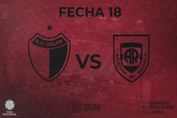 Colón vende entradas para el partido ante Atlético de Rafaela