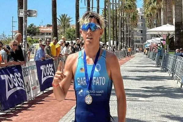 Victoria de un santafesino en el triatlón en Mallorca