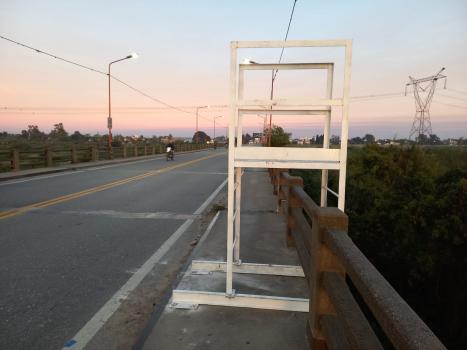 Se montaron los primeros andamios en el Puente Carretero