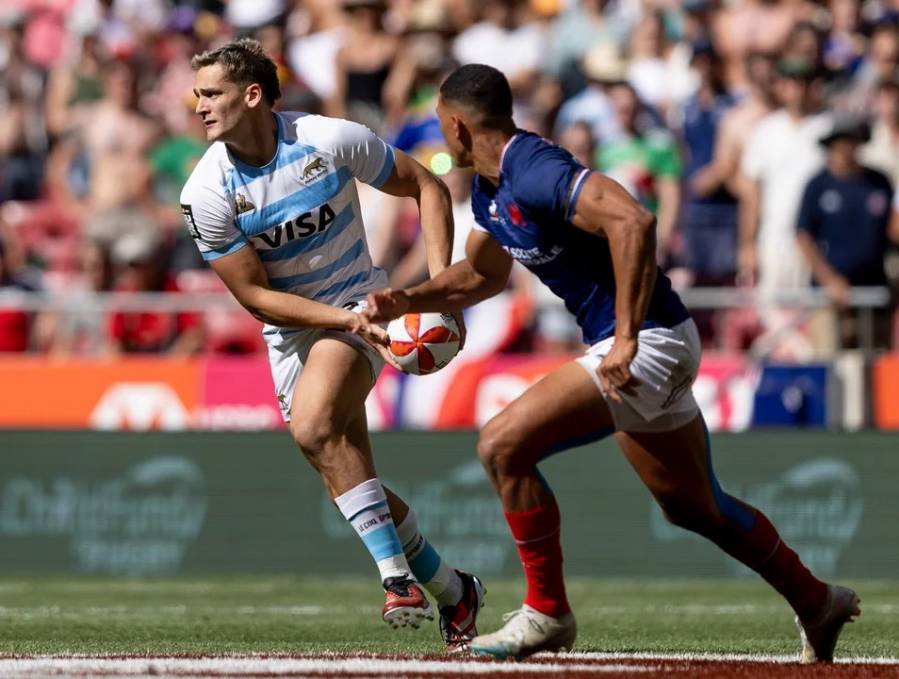 No alcanzó: Los Pumas 7 caen ante Francia en la final del Seven de Madrid