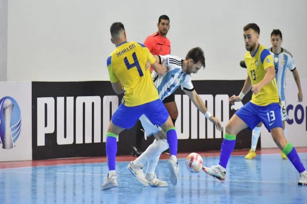 Liga Evolución De Futsal: Argentina luchó pero Brasil se coronó campeón