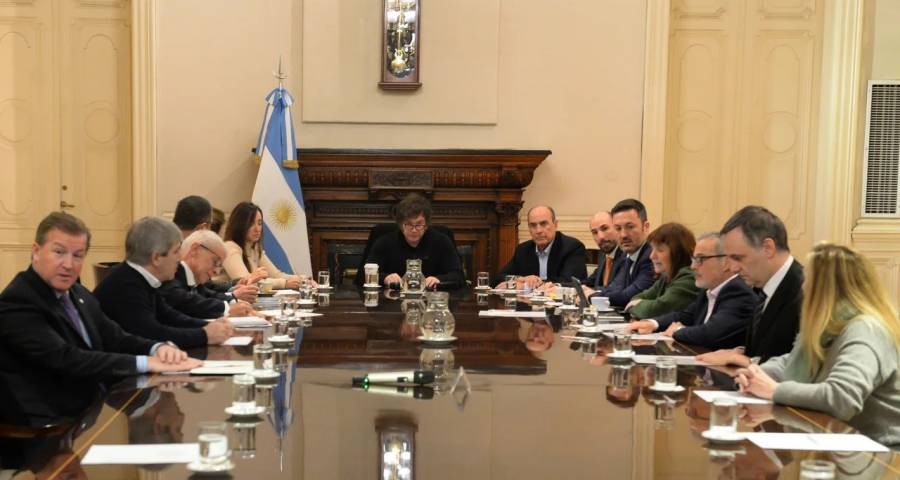 Milei encabezó una nueva reunión con su equipo tras la reestructuración del Gabinete