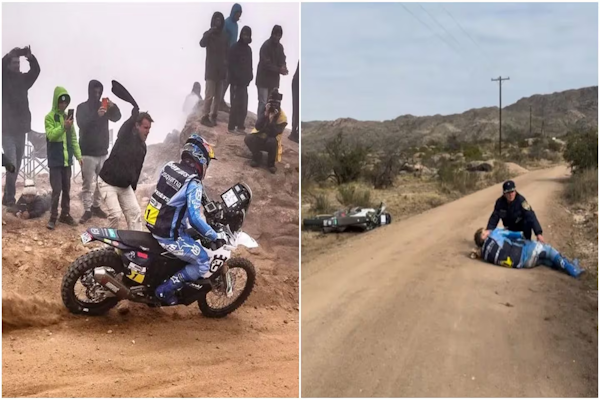 El dos veces campeón del Dakar Luciano Benavides sufrió un accidente en Salta 