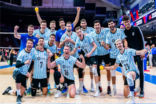 VNL: la selección Argentina de vóley vs. Serbia en una final