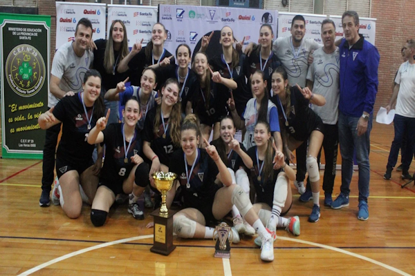 Nacional sub 16 de vóley: Santa Fe campeón del femenino y subcampeón en masculino