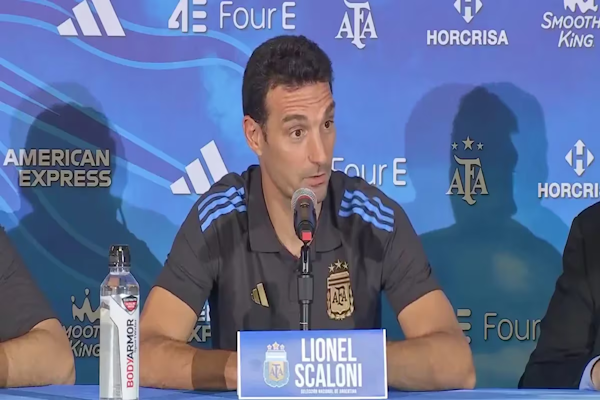 Scaloni sobre Garnacho antes de dar la lista para la Copa América