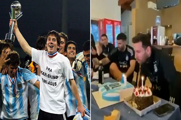 La historia del primer cumpleaños de Messi con la Selección