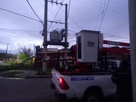 Vandalizaron un distribuidor de la EPE en barrio Coronel Dorrego
