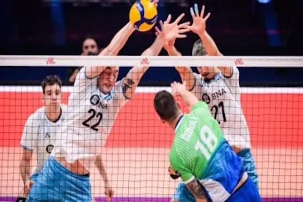 VNL 2024: la selección Argentina de Vóley cayó ante Eslovenia