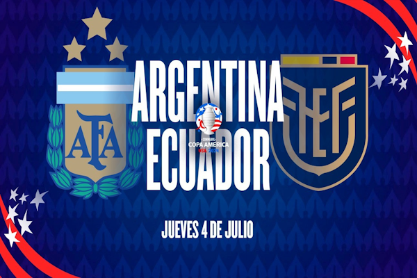 Argentina vs. Ecuador, por la Copa América 2024: hora, TV y posibles formaciones