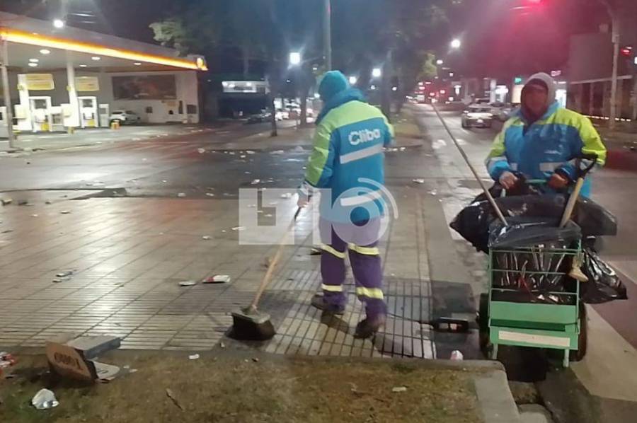 Los festejos por la Selección se extendieron hasta la madrugada