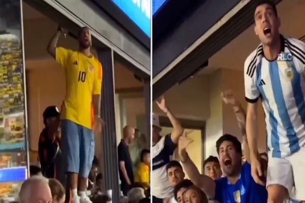 El cruce de Maluma con fanáticos de Argentina tras la derrota de Colombia