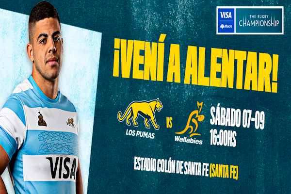 Se venden las entradas para Los Pumas vs. Wallabies en Santa Fe