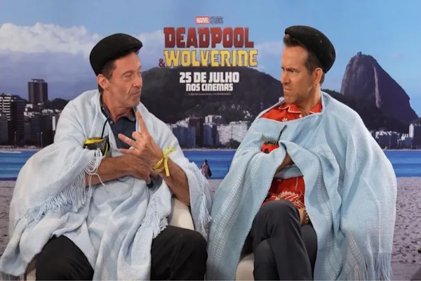 Se viralizaron las fotos de Deadpool y Wolverine tomando mate 