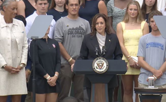 En sus primeras palabras tras su precandidatura, Harris resaltó el 