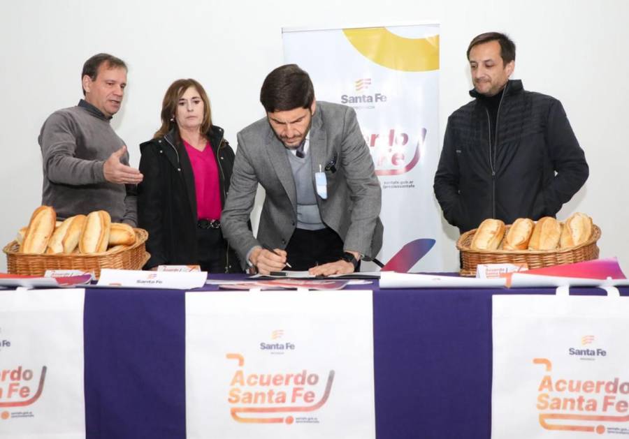 Acuerdo Santa Fe llega a las panaderías: el kilo de pan a $ 1.800