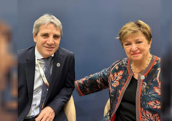 Georgieva tras reunirse con Caputo: “Estamos comprometidos a apoyar los esfuerzos del Gobierno”