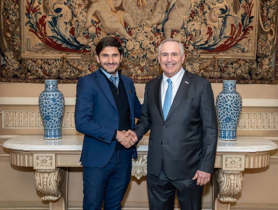 Pullaro se reunió con el embajador de Estados Unidos