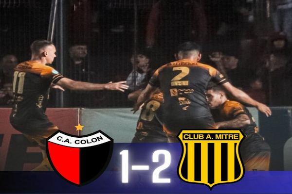 Colón, sin fútbol, fue derrotado por Mitre 2 a 1 en el Brigadier