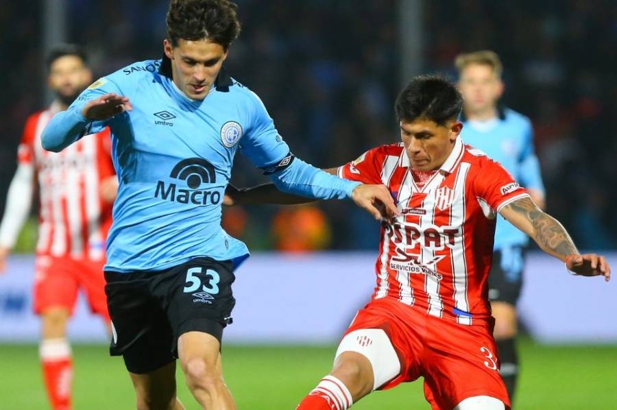 Belgrano le sacó el triunfo a Unión sobre la hora con un gol polémico