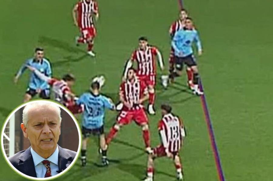 Castrilli cargó contra la AFA por el gol que le hicieron a Unión y el VAR no vio