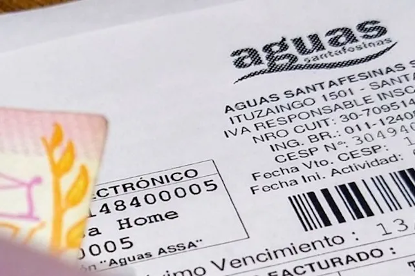 En Aguas Santafesinas será mensual el pago en la ciudad 