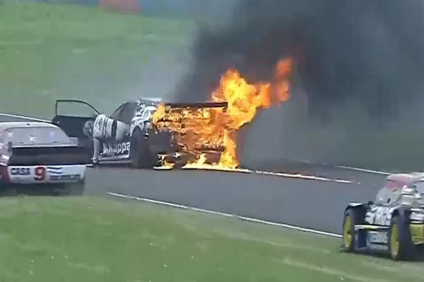 El susto de Gastón Mazzacane en el TC en Buenos Aires