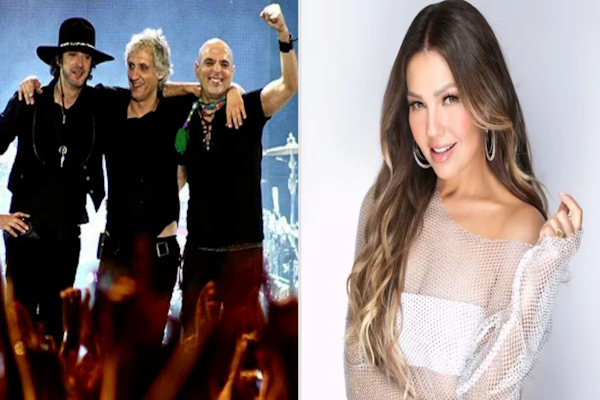 Thalía y Charly Alberti versionan un clásico de Soda Stereo