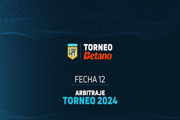 LPF: árbitros para la 12ª jornada