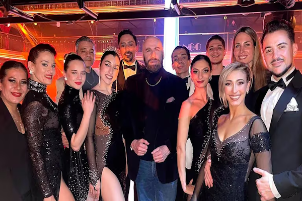John Travolta visitó una tanguería en Buenos Aires