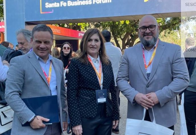 Chuchi Molina: “Celebramos que el gobernador promueva a Santa Fe como un polo de inversiones internacionales”