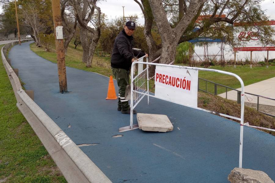 El municipio insta a circular con precaución por el circuito aeróbico 