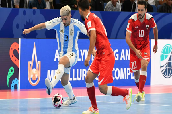 Mundial de futsal: Argentina derrotó 2-1 a Afganistán y está en octavos