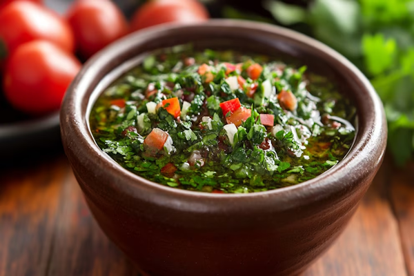 Receta de chimichurri en pocos minutos