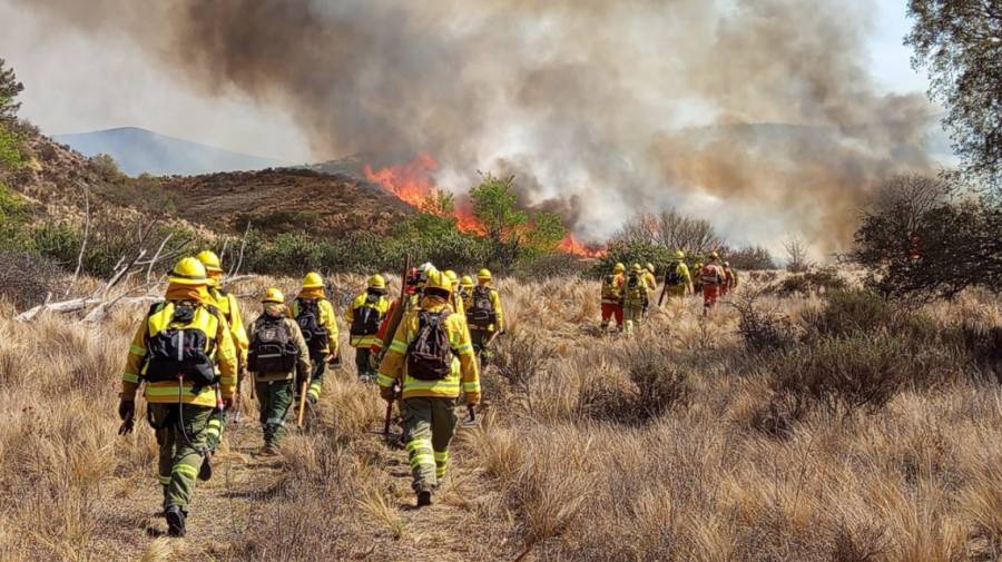 Brigadistas santafesinos controlaron los incendios en la zona de Ongamira