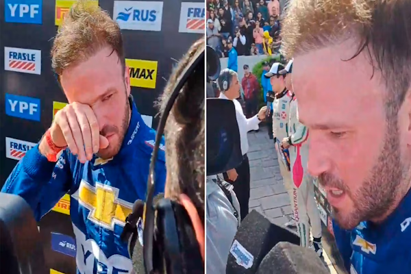 Canapino emocionado en su primer triunfo tras su paso por la IndyCar