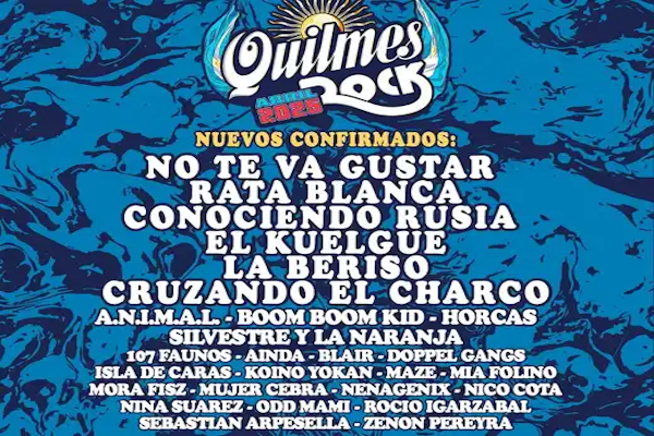 Quilmes Rock 2025: programación
