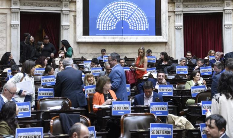 Diputados confirmó el veto a la Ley de Financiamiento Universitario
