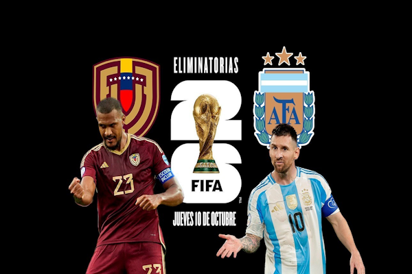 Venezuela vs. Argentina, por las Eliminatorias Sudamericanas: hora y TV