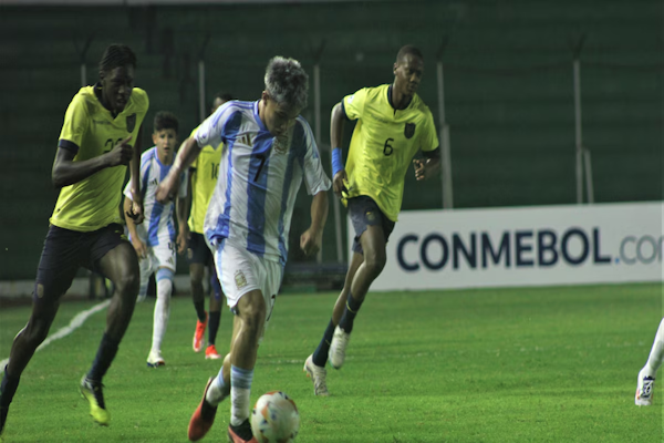 Sudamericano Sub 15: Argentina empató sobre la hora ante Ecuador