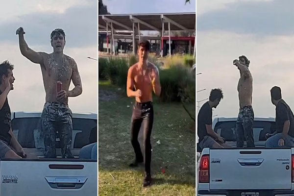 Marcos Ginocchio se recibió de abogado y celebró