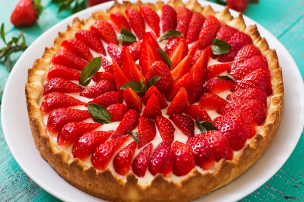 Receta de tarta de frutillas