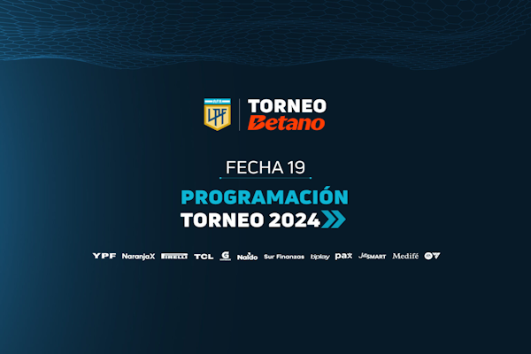 LPF: calendario para la 19ª jornada