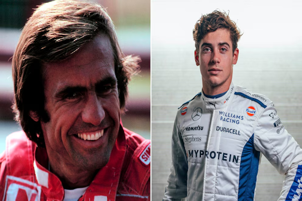 Fórmula 1: emotiva publicación con fotos de Reutemann y Colapinto