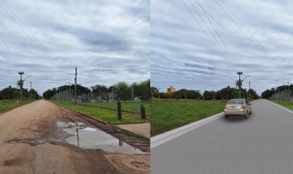 Provincia abre los sobres con las ofertas para la pavimentación de calle Larrea