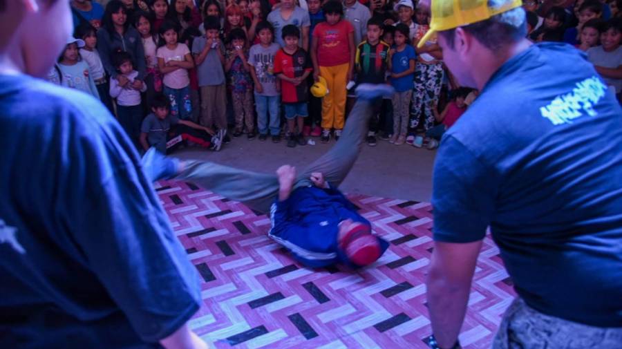 Se realizó una “hiphopiada” en barrio Toba de Rosario