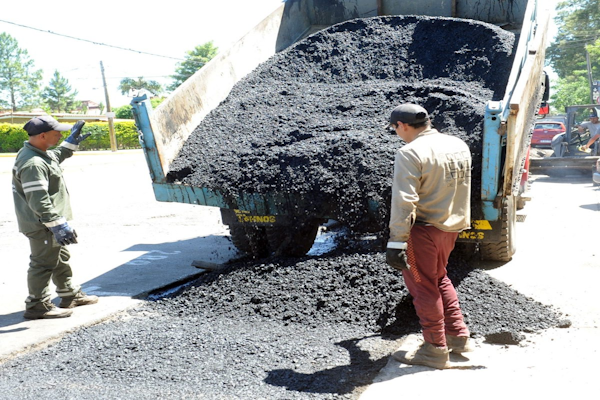 Bacheo: se repararon más de 800m2 este mes 