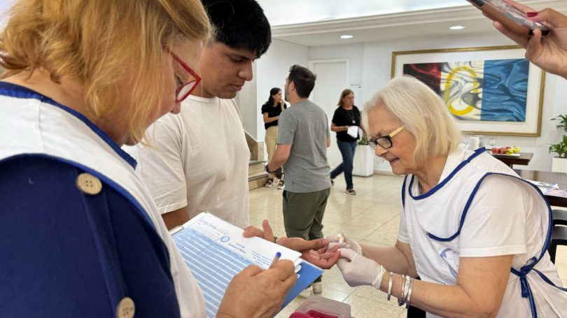 Se realizaron mediciones y controles de glucemia en el Concejo