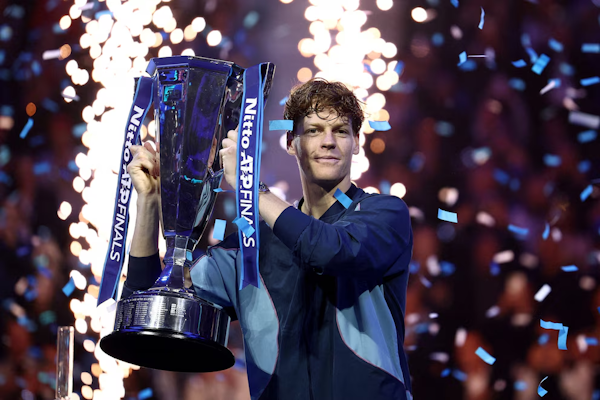 Sinner ganó el ATP Finals al derrotar a Fritz
