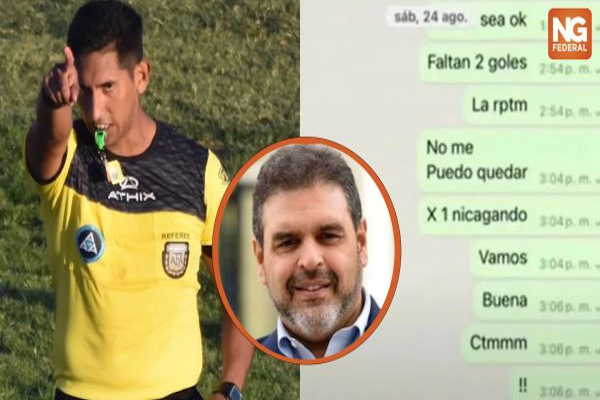 Denuncia penal por estafa y defraudaciones a Toviggino, Beligoy y el árbitro Jara